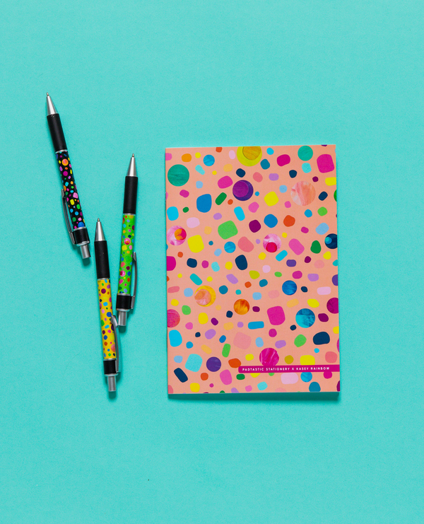 Blue Pebbles & Peach Pebbles Petite Notebooks