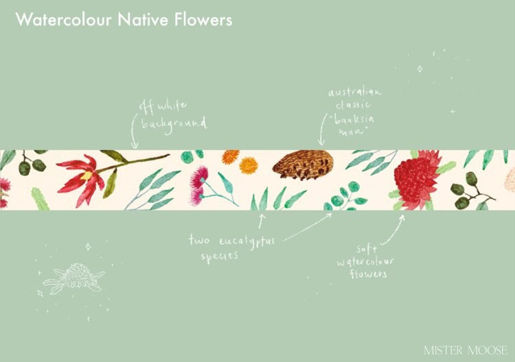 Watercolour Native Florals Pack