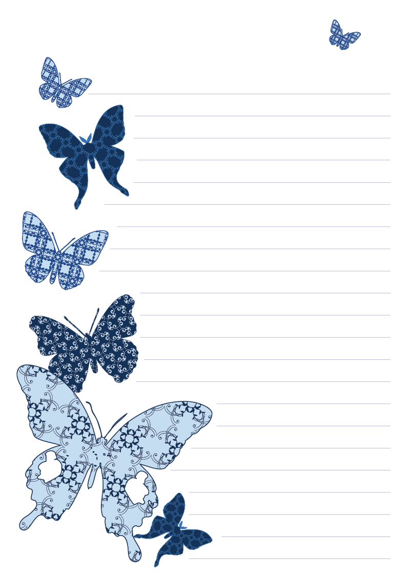 Insect Mixed Design Notepad [Lined]