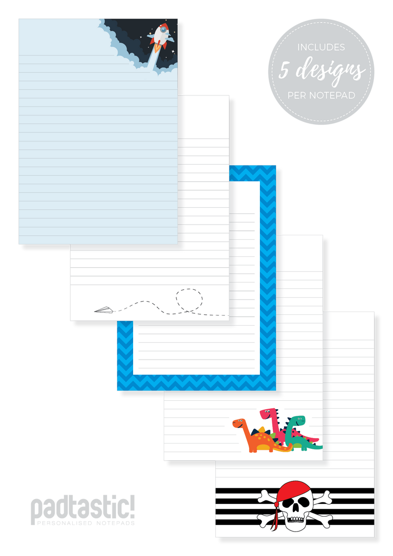 Adventure Mixed Design Notepad [Lined]