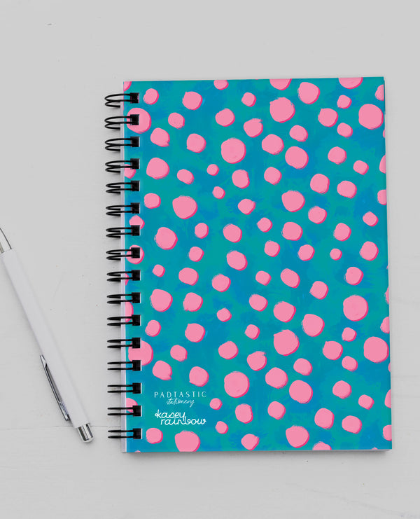 Pastel Cheetah A5 Notebook